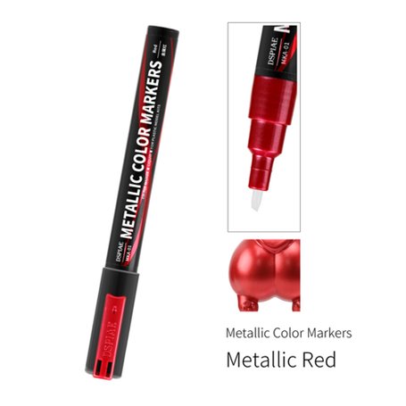 DSPIAE MKA-01 Super Metallic Color Marker Red