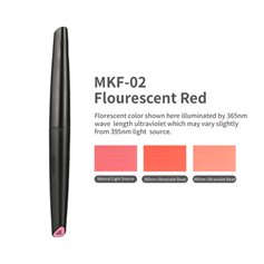 DSPIAE MKF-02 Water-Based Soft Head Marker Fluorescent Red