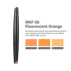 DSPIAE MKF-06 Water-Based Soft Head Marker Fluorescent Orange