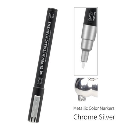 DSPIAE MKS-01 Super Metallic Marker Chrome Silver