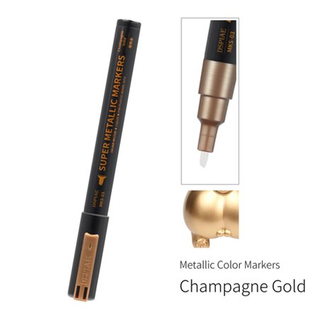 DSPIAE MKS-03 Super Metallic Marker Champagne Gold