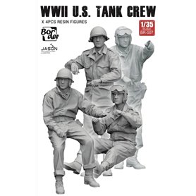 Border Model BR-007 WW II U.S. Tank Crew (4 pcs)