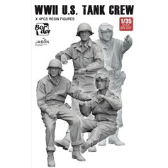 Border Model 1:35 WWII US TANK CREW 