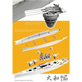 Border Model 1:350 IJN Yamato - JAPANESE BATLESHIP