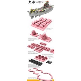 Border Model 1:350 IJN Yamato - JAPANESE BATLESHIP