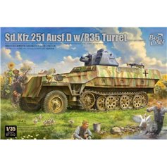 Border Model 1:35 Sd.Kfz.251 Ausf.D W/R35 TURRET