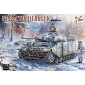 Border Model BT-048 Pz.Bef.Wg.III Ausf.K w/ Shurzen 2 in 1