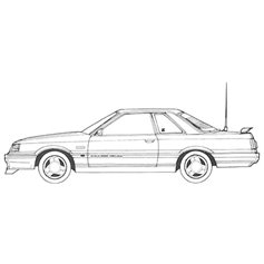 Fujimi 047744 1/24 HC-5 7th Skyline GTS 2 Door (High Society Car Version)