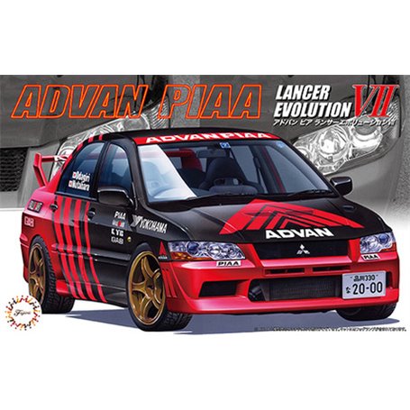 Fujimi 047621 1/24 ID-307 Advan-Piaa Lancer Evolution VII