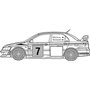 Fujimi 047669 1/24 ID-311 Lancer Evolution VII WRC Rally Model