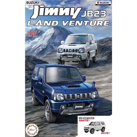 Fujimi 1:24 Suzuki Jimny JB23 - RAND VENTURE/PEARL WHITE - NO GLUE/PAINT