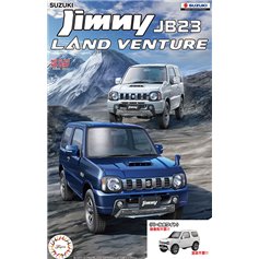 Fujimi 1:24 Suzuki Jimny JB23 - RAND VENTURE/PEARL WHITE - NO GLUE/PAINT