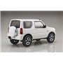 Fujimi 1:24 Suzuki Jimny JB23 - RAND VENTURE/PEARL WHITE - NO GLUE/PAINT