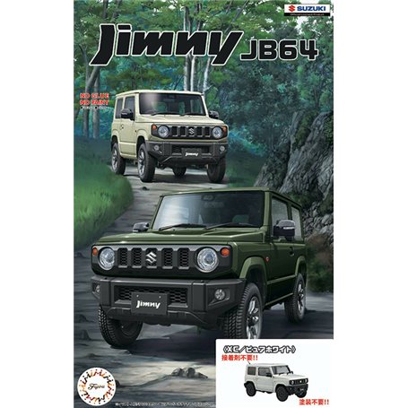 Fujimi 1:24 Suzuki Jimny JB64 - XC/PURE WHITE - NO GLUE/PAINT