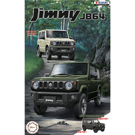 Fujimi 1:24 Suzuki Jimny JB64 - XC/JUNGLE GREEN - NO GLUE/PAINT