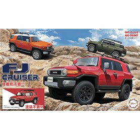 Fujimi 066370 1/24 C-NX-9 EX-4 FJ Cruiser - RED COLOR PACKAGE TONE - NO GLUE/PAINT