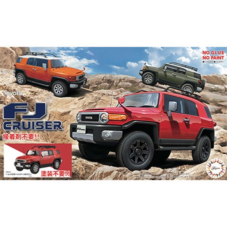 Fujimi 066370 1/24 C-NX-9 EX-4 FJ Cruiser - RED COLOR PACKAGE TONE - NO GLUE/PAINT