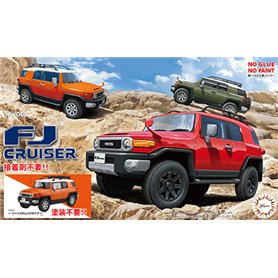 Fujimi 1:24 Toyota FJ Cruiser - TWO TONE ORANGE TYPE - NO GLUE/PAINT