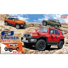 Fujimi 1:24 Toyota FJ Cruiser - TWO TONE ORANGE TYPE - NO GLUE/PAINT