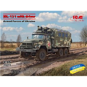 ICM 1:35 ZiL-131 W/DRIVER - ARMED FORCES OF UKRAINE