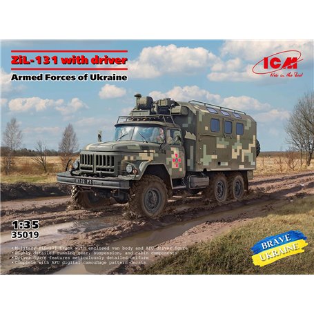 ICM 35019 ZiL-131 with Driver Armed Forces of Ukraine