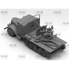 ICM 35455 Sd.Kfz.3b with Flak 38 Truppenluftschutzwagen