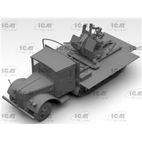 ICM 35455 Sd.Kfz.3b with Flak 38 Truppenluftschutzwagen