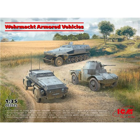 ICM DS3525 Wehrmacht Armored Vehicles