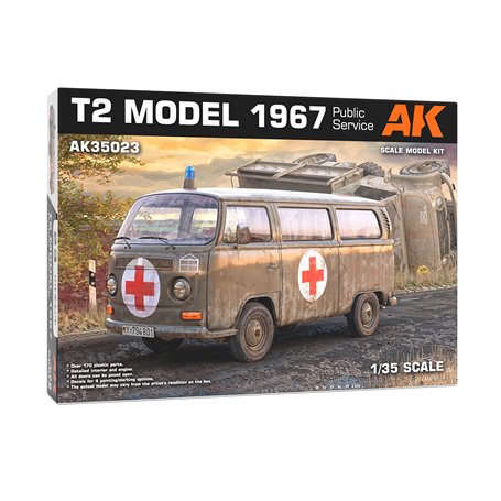 AK Interactive 1:35 T2 Model 1967 - PUBLIC SERVICE