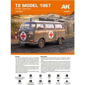 AK Interactive 1:35 T2 Model 1967 - PUBLIC SERVICE