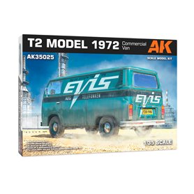 AK Interactive 1:35 T2 Model 1972 - COMMERCIAL VAN