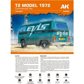 AK Interactive 1:35 T2 Model 1972 - COMMERCIAL VAN