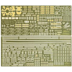 Fujimi 116952 1/700 G-up No 111 Photo-Etched Parts for Kan Next IJN Battleship Musashi