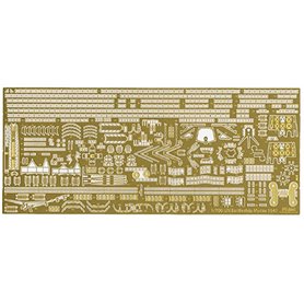 Fujimi 452043 1/700 KG-11 EX-2 IJN Battleship Mutsu Full Hull Model Special Version w/Photo-Etched Parts