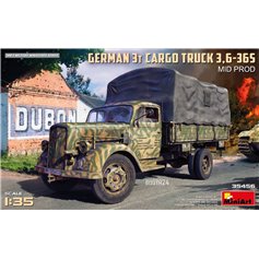 Mini Art 1:35 GERMAN 3T CARGO TRUCK 3.6-36S MID PRODUCTION