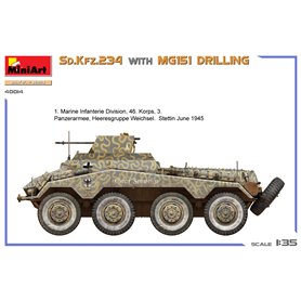 Mini Art 1:35 Sd.Kfz.234 W/MG151 Drilling