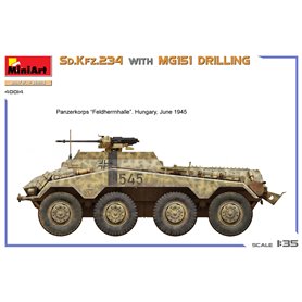 Mini Art 1:35 Sd.Kfz.234 W/MG151 Drilling