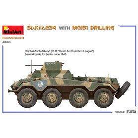 Mini Art 1:35 Sd.Kfz.234 W/MG151 Drilling