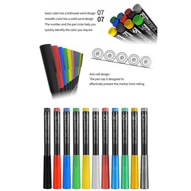 DSPIAE MK-03 Grey Soft Tipped Marker Pen (54060/56968)
