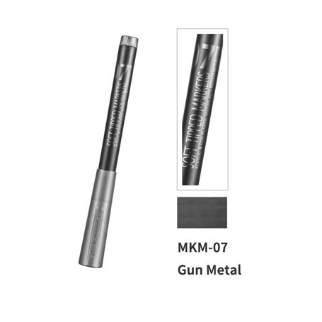 DSPIAE MKM-07 Gun Metal Soft Tipped Marker Pen (56115)