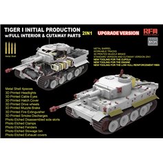 RFM 1:35 Pz.Kpfw.VI Tiger I - INITIAL PRODUCTION EARLY 1943 W/FULL INTERIOR - UPDATED VERSION