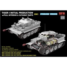 RFM 1:35 Pz.Kpfw.VI Tiger I - INITIAL PRODUCTION EARLY 1943 W/FULL INTERIOR - STANDARD VERSION