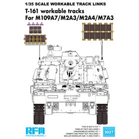 RFM 3027 T-161 Workable Tracks for M109A7/M2A3/M2A4/M7A3 (Plastic)