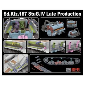 RFM 5111 Sd.Kfz.167 StuG.IV Late Production with Engine & Workable tracks