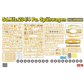 RFM 5118 Sd.Kfz.234/4 Pz.Spähwagen with Full Interior