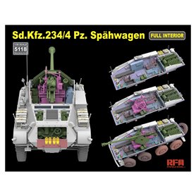 RFM 5118 Sd.Kfz.234/4 Pz.Spähwagen with Full Interior