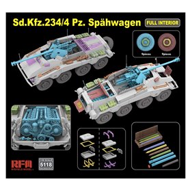 RFM 5118 Sd.Kfz.234/4 Pz.Spähwagen with Full Interior