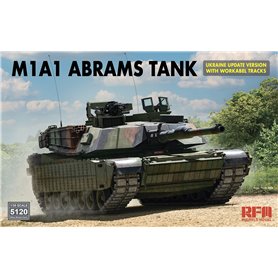 RFM 5120 M1A1 Abrams Tank Ukraine Update Version with Workable Tracks