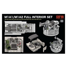 RFM 5121 M1A1/M1A2 Abrams Tank Full Interior Set (Without Tank Kit)