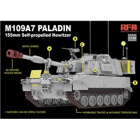 RFM 5129 M109A7 PALADIN 155 mm Self-Propelled Howitzer w/ Workable Tracks